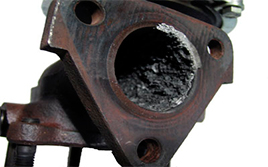 Avería por ingestión de un objeto extraño por el escape 3