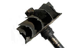 Avería por ingestión de un objeto extraño por el escape